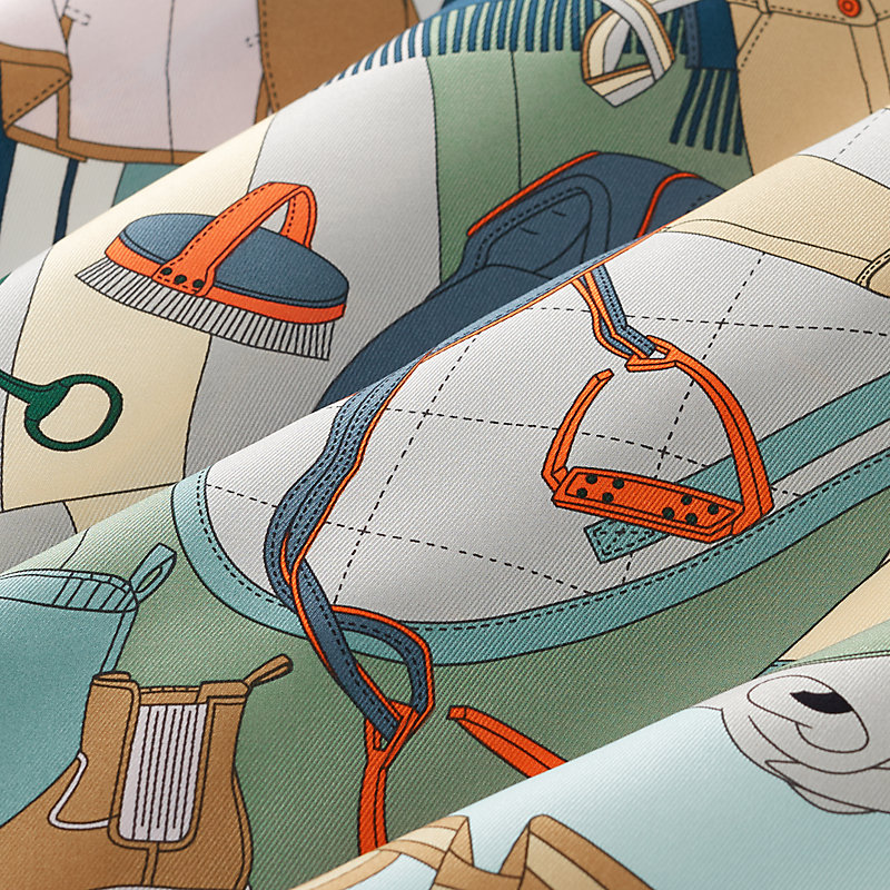 ワードローブのデザイン【HERMES】Pele-Mele Sellier スカーフ70 Pele-Mele Sellier scarf 70 | Hermès Mainland China